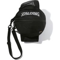 SPALDING（スポルディング） ボールバッグプロ ブラック×シルバー 49005SV 1個（直送品）
