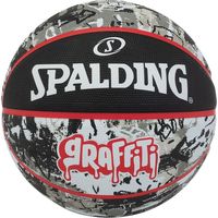 SPALDING（スポルディング） バスケットボール グラフィティ ブラック×レッド 5号球 84521J 2球（直送品）