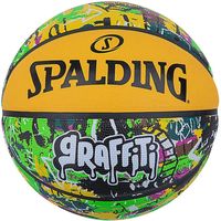 SPALDING（スポルディング） バスケットボール グラフィティ グリーン×イエロー ラバー 5号球 84518J 2球（直送品）