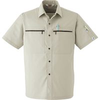 Asahicho（旭蝶繊維） A23 半袖シャツ トープベージュ 5L 1枚（直送品）
