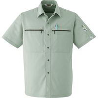 Asahicho（旭蝶繊維） A23 半袖シャツ カーキーグリーン 3L 1枚（直送品）