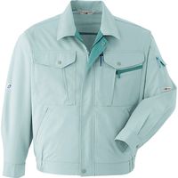 Asahicho（旭蝶繊維） A2 長袖ブルゾン（ノーフォーク） アイスグリーン M 1枚（直送品）