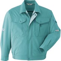 Asahicho（旭蝶繊維） A2 長袖ブルゾン（ノーフォーク） ミントグリーン S 1枚（直送品）