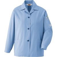 Asahicho（旭蝶繊維） A61 長袖スモック サックス LL 1枚（直送品）