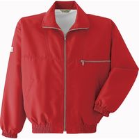 Asahicho（旭蝶繊維） E001 カラーブルゾン（メッシュ付き） レッド XXL 1枚（直送品）
