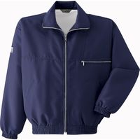 Asahicho（旭蝶繊維） E001 カラーブルゾン（メッシュ付き） ネイビー S 1枚（直送品）