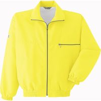 Asahicho（旭蝶繊維） E001 カラーブルゾン（メッシュ付き） 蛍光イエロー S 1枚（直送品）