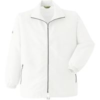 Asahicho（旭蝶繊維） E004 カラーコート（メッシュ付き） ホワイト M 1枚（直送品）