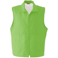 Asahicho（旭蝶繊維） E005 カラーベスト（メッシュ付き） 蛍光グリーン XL 1枚（直送品）