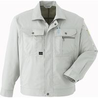 Asahicho（旭蝶繊維） E021 長袖ブルゾン（ノーフォーク） ストーン L 1枚（直送品）