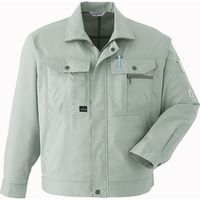 Asahicho（旭蝶繊維） E021 長袖ブルゾン（ノーフォーク） オリーブ S 1枚（直送品）