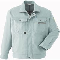 Asahicho（旭蝶繊維） E021 長袖ブルゾン（ノーフォーク） モスグリーン M 1枚（直送品）