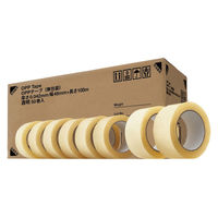 現場のチカラ OPPテープ 無包装 0.042mm厚 幅48mm×長さ100m 透明 アスクル 1箱（50巻入）  オリジナル（わけあり品）