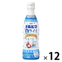 アサヒ飲料 カルピス 塩ライチ＜希釈用＞プラスチックボトル 470ml 1箱（12本入）