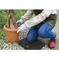 ヤマショウ マルチクッションマット ブラック YHM-101BK 1箱(60枚入)（直送品）