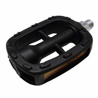 三ヶ島製作所 ペダル PBー370 1/2スピンドル ブラック PB-37012BK 1セット(4ペア)（直送品）