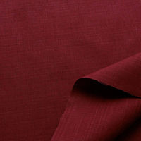 コスモテキスタイル NBK　紬風ドビー　赤　巾約110cm　5mカット　AD8150-248-5M　5m切売カット（直送品）