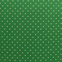 コスモテキスタイル 小ドット 水玉 シャーティング グリーン 巾約110cm×5m切売カット CR8876-109-5M（直送品）