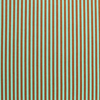 コスモテキスタイル ストライプ シャーティング ミントグリーン×ブラウン 巾約110cm×5m切売カット CR8876-414-5M（直送品）