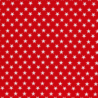 コスモテキスタイル スター 星柄 シャーティング レッド×ホワイト 巾約110cm×5m切売カット CR8876-804-5M（直送品）