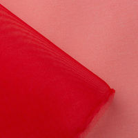 コスモテキスタイル ポリエステルオーガンジー生地 巾122cm×5m切売カット 赤 DD391-149-5M（直送品）