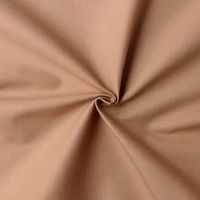 NBK エイティスクエア 無地 生地 綿100% シャーティング ミルクココア ブラウン系 巾約110cm×5m切売カット KD4630-1（直送品）