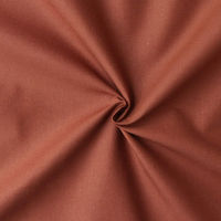 NBK エイティスクエア 無地 生地 綿100% シャーティング レンガチャ ブラウン系 巾約110cm×5m切売カット KD4630-17（直送品）