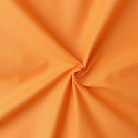 NBK エイティスクエア 無地 生地 綿100% シャーティング ミカン オレンジ系 巾約110cm×5m切売カット KD4630-218-（直送品）