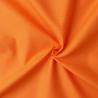 NBK エイティスクエア 無地 生地 綿100% シャーティング オレンジ オレンジ系 巾約110cm×5m切売カット KD4630-219（直送品）
