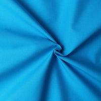 NBK エイティスクエア 無地 生地 綿100% シャーティング ターコイズ ブルー系 巾約110cm×5m切売カット KD4630-247（直送品）