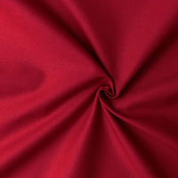 NBK エイティスクエア 無地 生地 綿100% シャーティング アメリカンレッド レッド系 巾約110cm×5m切売カット KD4630-（直送品）