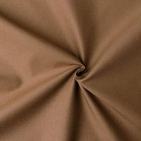 NBK エイティスクエア 無地 生地 綿100% シャーティング ウォルナット ブラウン系 巾約110cm×5m切売カット KD4630-3（直送品）