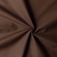 NBK エイティスクエア 無地 生地 綿100% シャーティング コーヒー ブラウン系 巾約110cm×5m切売カット KD4630-311（直送品）