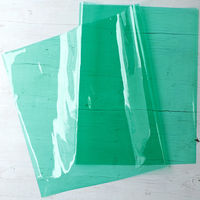 日本紐釦貿易 NBK ビニールシート(厚み0.3mm) 巾91.5cm×10m切売カット グリーン PVI-13-10M（直送品）