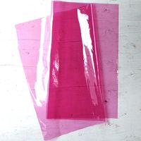 日本紐釦貿易 NBK ビニールシート（厚み0.3mm） 巾91.5cm×10m切売カット ピンク PVI-9-10M（直送品）