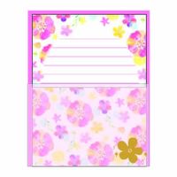 クローズ・ピン ナミ ミニレターセット LS14820 1セット(5冊)（直送品）