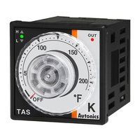 オートニクス アナログ温度調節器 (0~400°C/K(CA)) TAS-B4RK4C 1個 64-9617-58（直送品）
