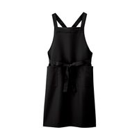 ボストン商会 ムネアテエプロン クロ F 27327 1枚 64-9070-63（直送品）