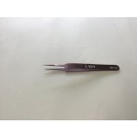 野中理化器製作所 精密カラーピンセット 先端細長鋭 110mm SC-14 1本 64-8945-46（直送品）