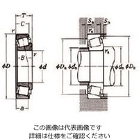 日本精工（NSK） ベアリング 単列円すいころ軸受 HR32026XJ 1個（直送