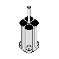 アダプター 4ー10mL×4 Aー4ー38用 丸型バケット装備 5702 735.000 1セット（直送品）