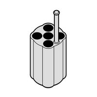 エッペンドルフ・ハイマック・テクノロジーズ アダプター 2ー7mL×5 Aー4ー38用 丸型バケット装備 5702 737.003 1セット（直送品）