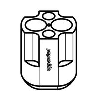 アダプター スカート付き50mLコニカルチューブ Sー4ー72用 5804 785.002 1セット（直送品）