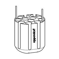エッペンドルフ・ハイマック・テクノロジーズ アダプター φ17.5mm×100mm Sー4ー72用 5804 792.009 1セット（直送品）