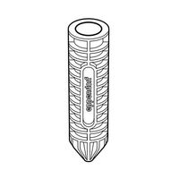 アダプター コニカルチューブ FA-45-6-30 FA-6x50用 5820