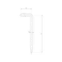 旭製作所 導入管 3374-250-8 1個 63-2589-50（直送品）
