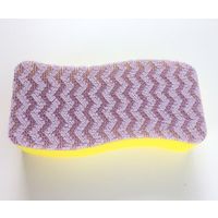 アイセン フッ素ガード洗浄スポンジ 大イエロー GP043 1ケース(10個) 63-6326-09（直送品）