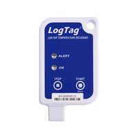 LogTag Recorders 使い切り温度ロガー（ソフトウェア不要、自動PDFレポート作成） USRIC-8 1台 63-6325-88（直送品）