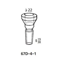 桐山製作所 各種ボトムレデューサー TS19/38 67D-4-1 1個 63-6523-93（直送品）