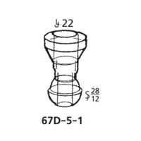 桐山製作所 各種ボトムレデューサー SJ28/12 67D-5-1 1個 63-6523-98（直送品）